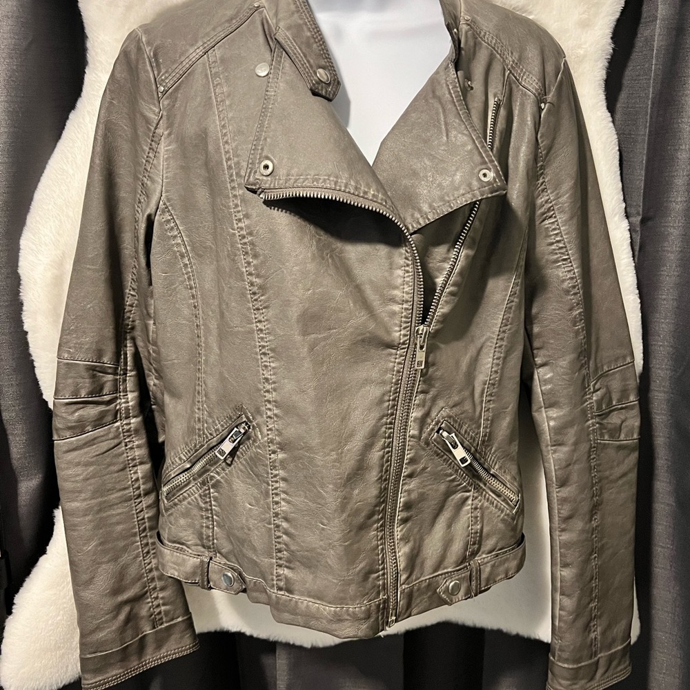 Faux Leather Jacket